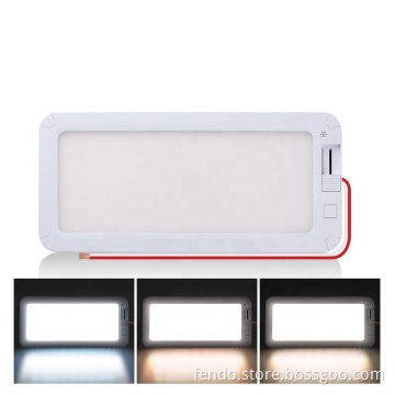 New 3-Color 96 LED 10W Caravan RV Ceiling Light with Non-Polar Dimming and Switch